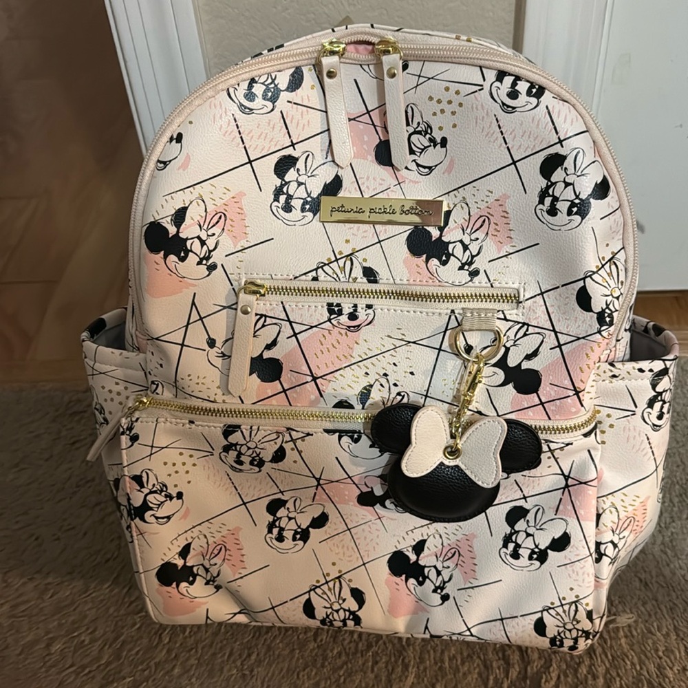 Petunia Pickle Bottom Disney Minnie Diaper Backpack